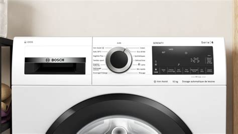 Lave linge hublot BOSCH WGG254FSFR Serenity.